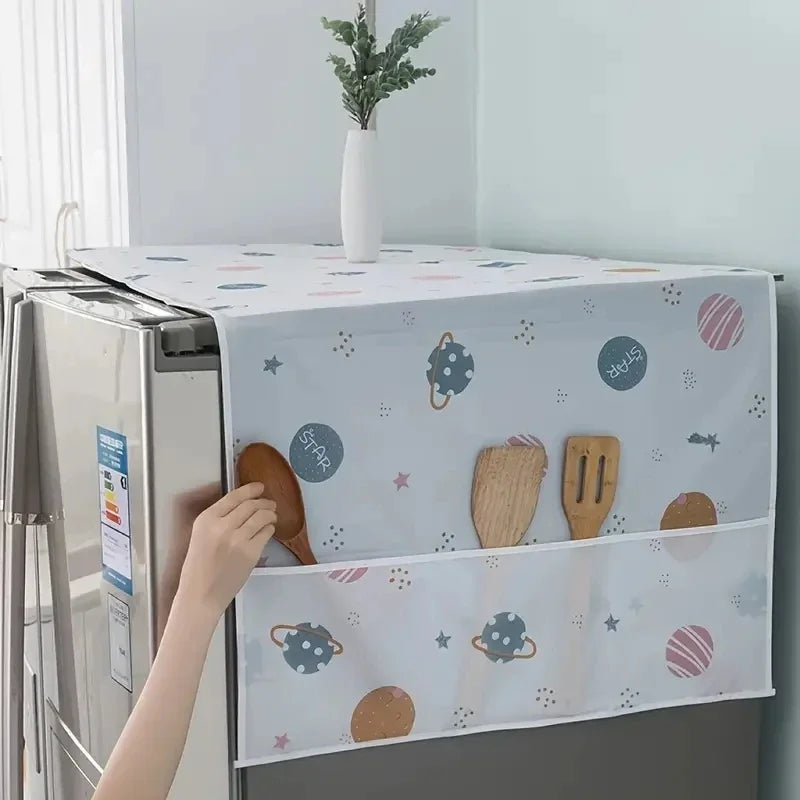 (Buy 2 Get 2 Free) Fridge Cover & Microwave Oven Dust Cover