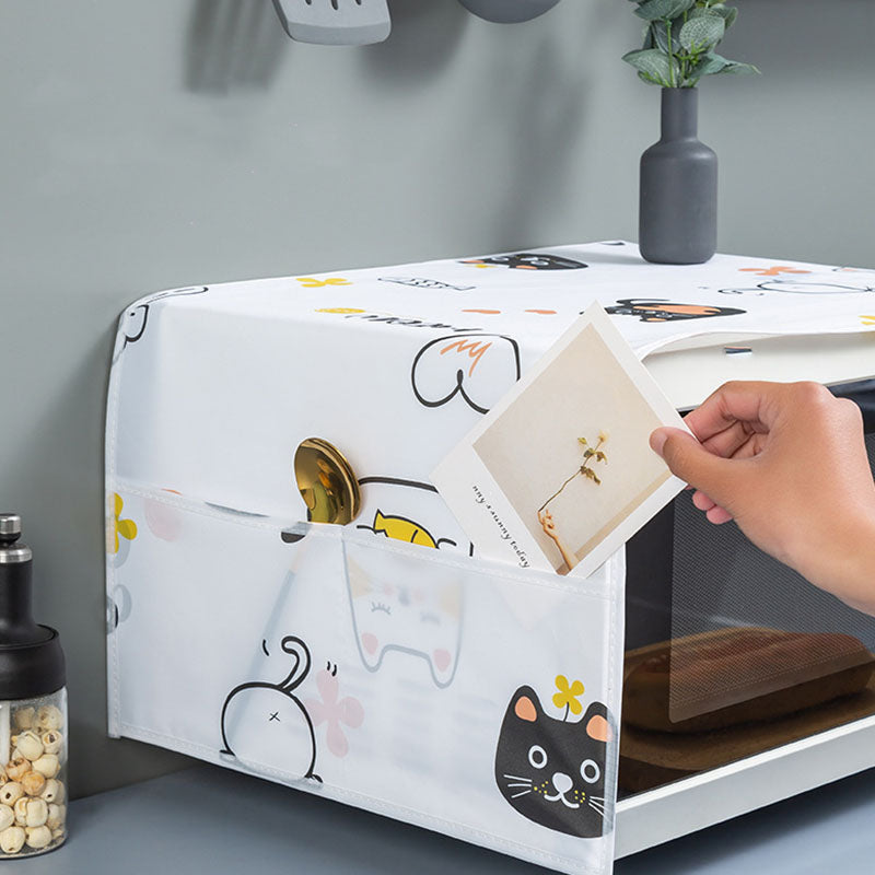 (Buy 2 Get 2 Free) Fridge Cover & Microwave Oven Dust Cover