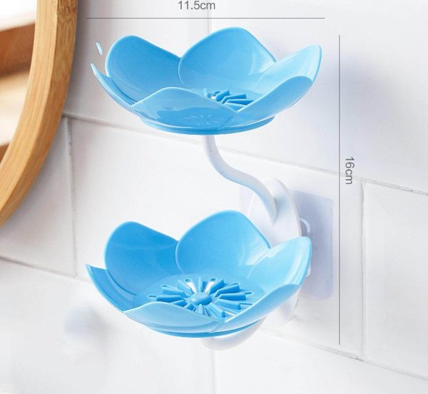 Lotus Soap Holder – Wall-Mounted & Self-Draining