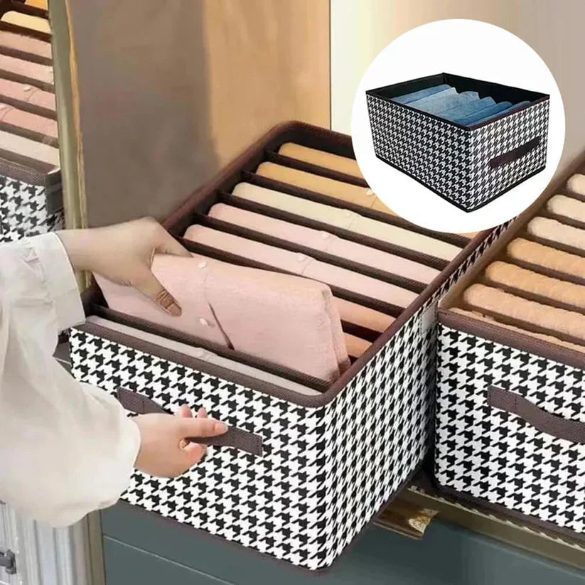 Multifunctional Foldable Rode clothes Organizer ( Pack of 4 )