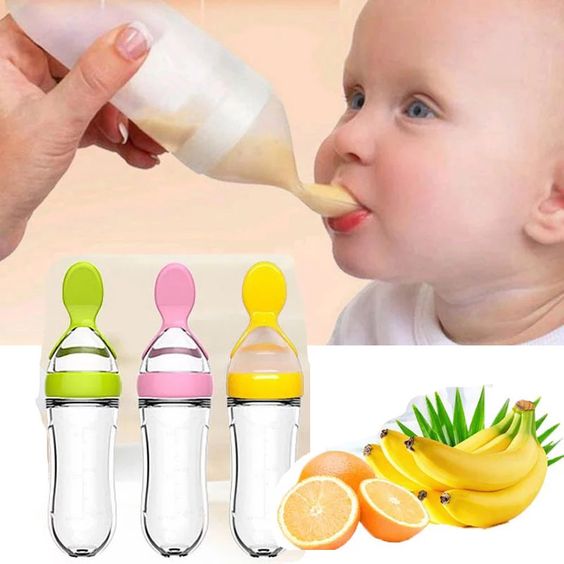 Silicone Baby Spoon Feeder (random Color)
