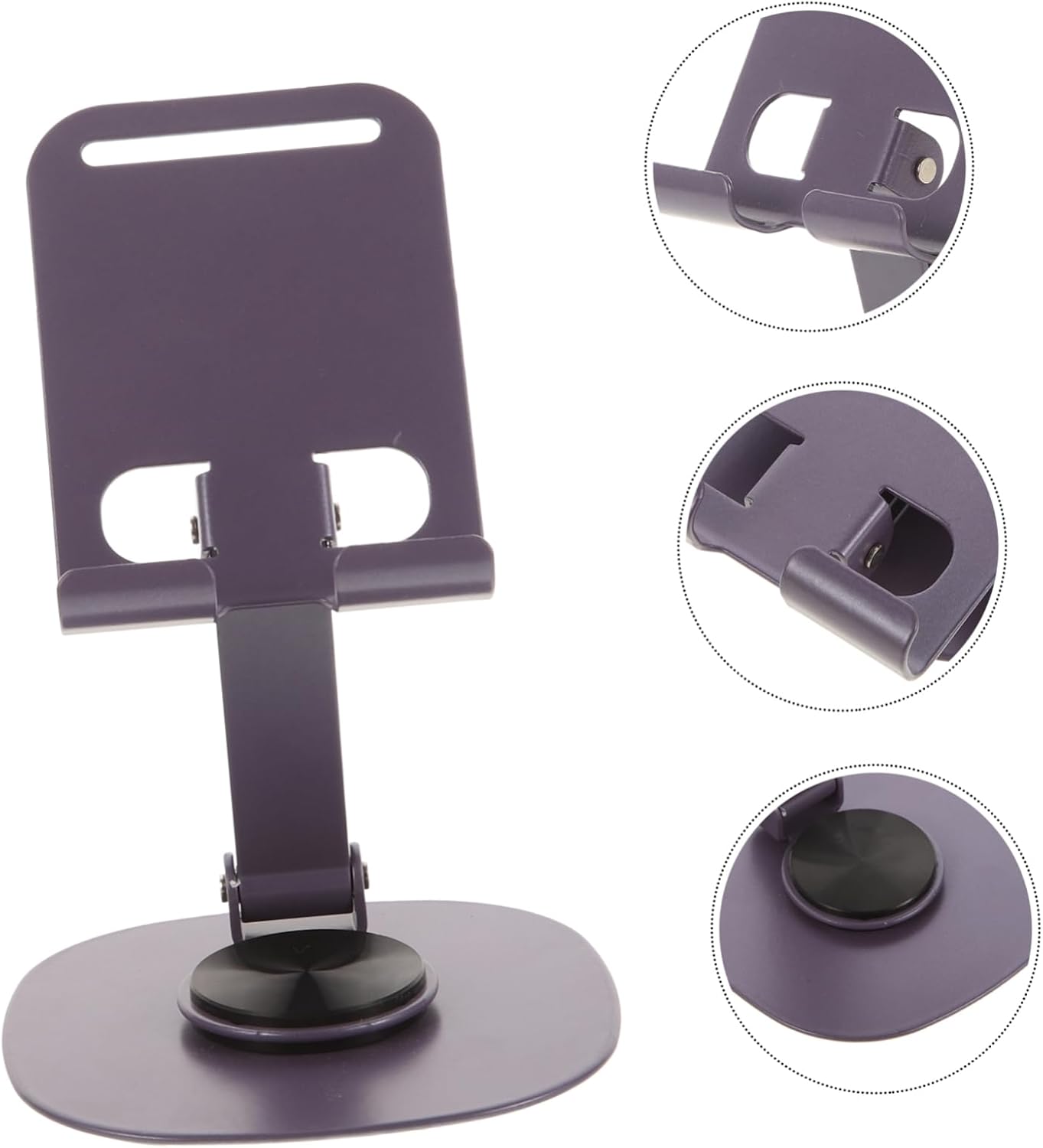 Metal Mobile Holder – 360° Rotatable Stand with Carbon Steel Plate