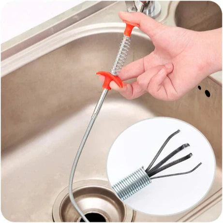 ( Buy 1 Get 1 Free ) Spring Pipe Dredging Remover Tools & Drain Cleaner Sticks