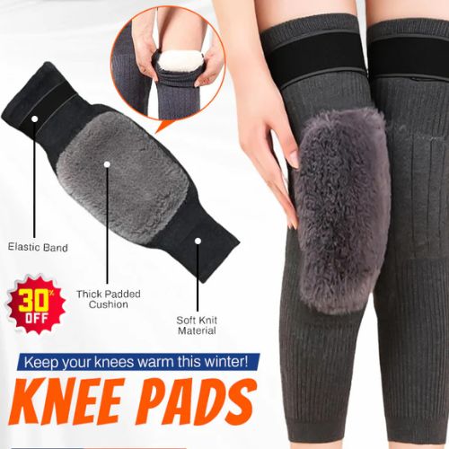 2 Pcs Adjustable Cashmere wool Knee Warmers -30°