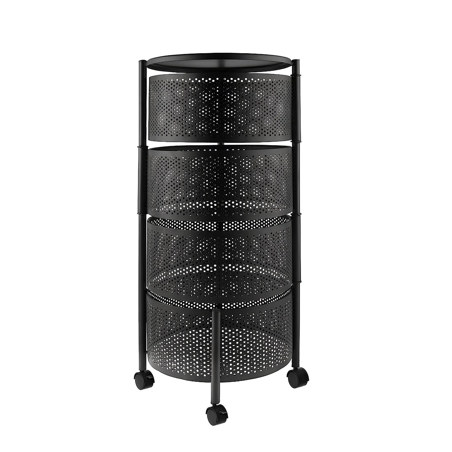 Premium Round Metal Trolley