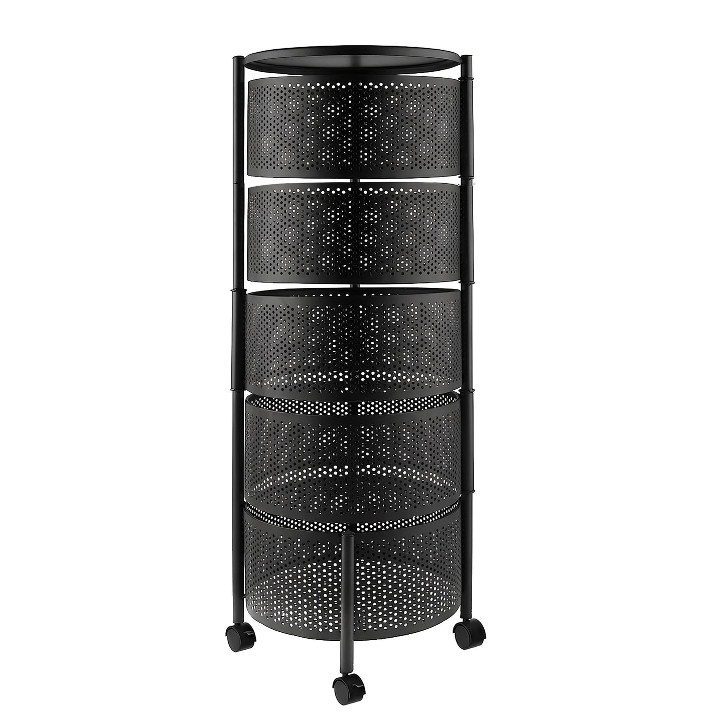 Premium Round Metal Trolley