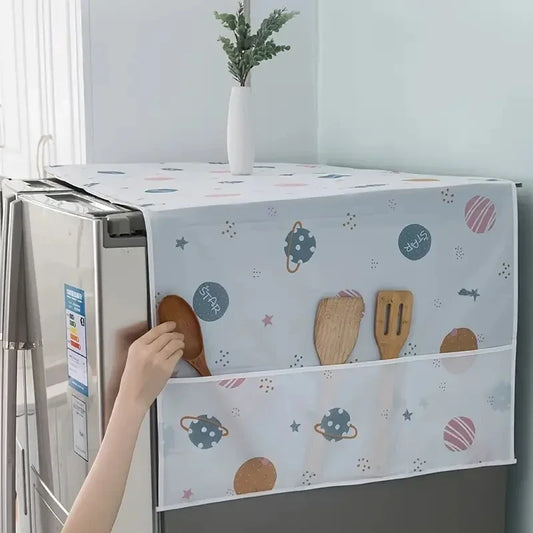 (Buy 2 Get 2 Free) Fridge Cover & Microwave Oven Dust Cover
