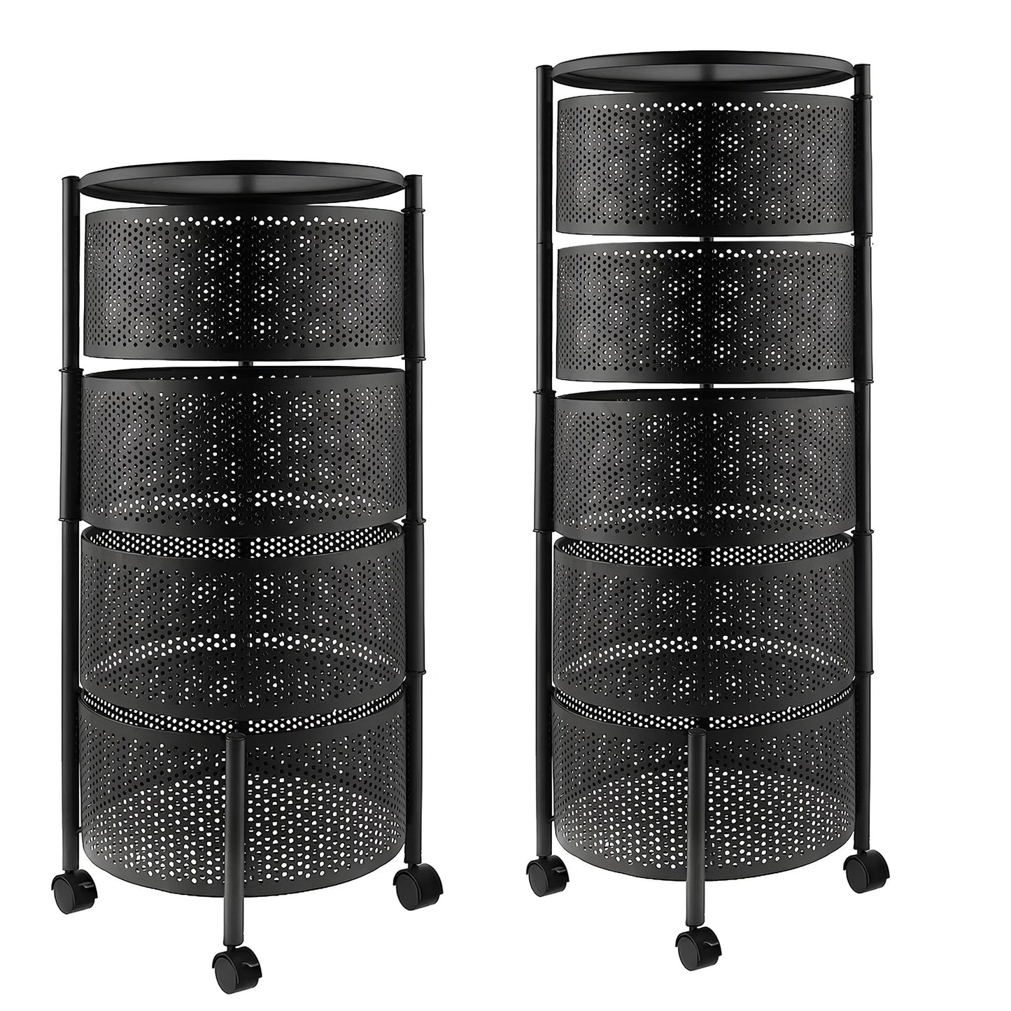 Premium Round Metal Trolley