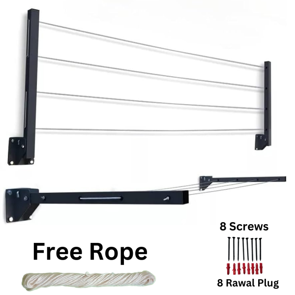 Cloth Drying Stand (24 Inches) with Free Rope