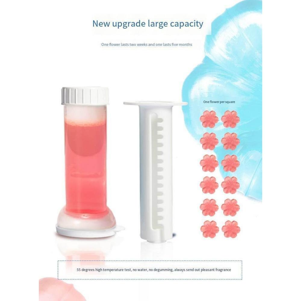 Toilet Gel Stamps with Different Floral Scents