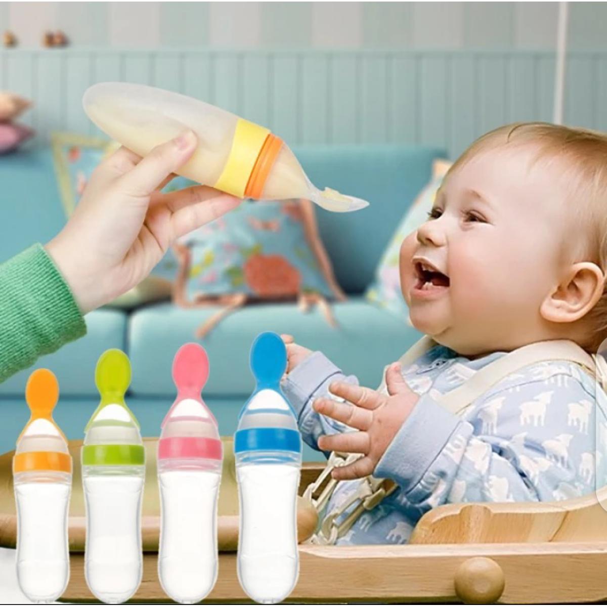 Silicone Baby Spoon Feeder (random Color)