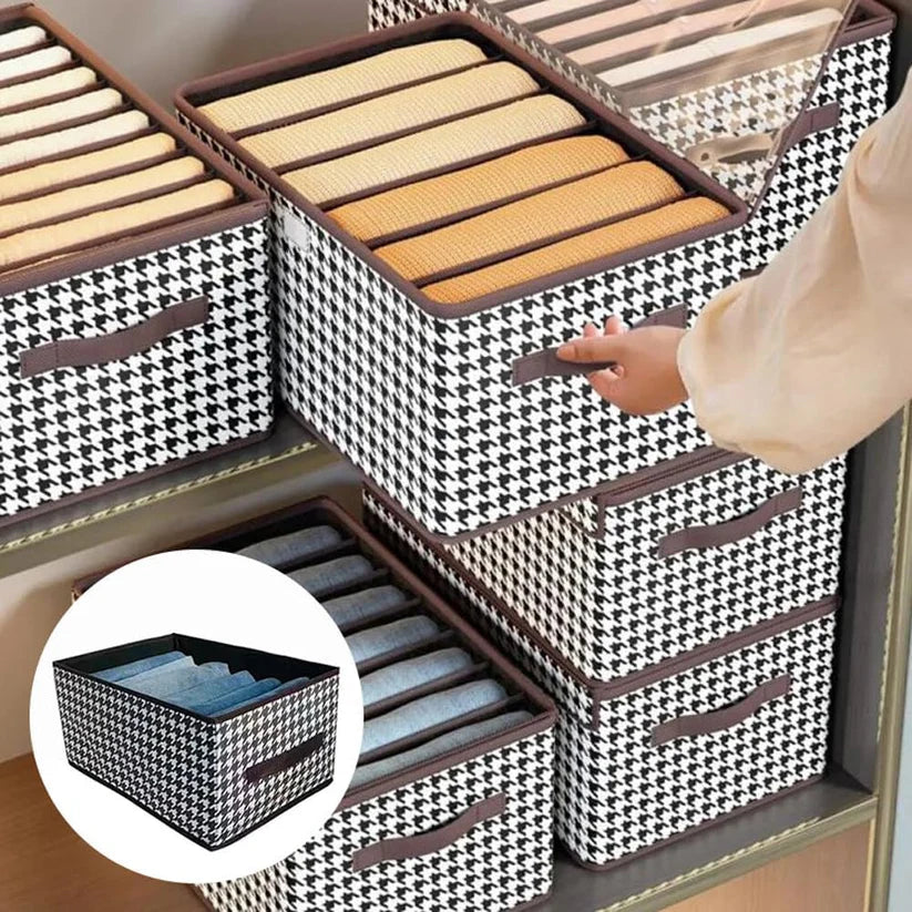 Multifunctional Foldable Rode clothes Organizer ( Pack of 4 )