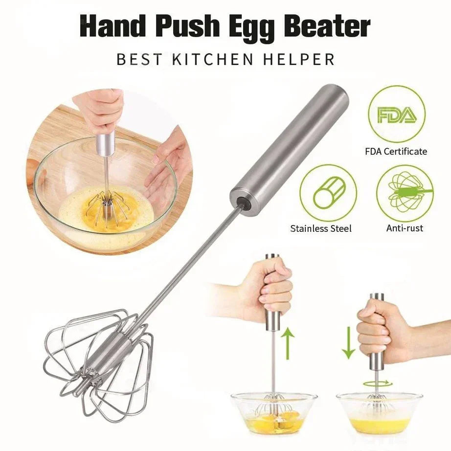 Hand Pressure Semi-automatic Egg Beater